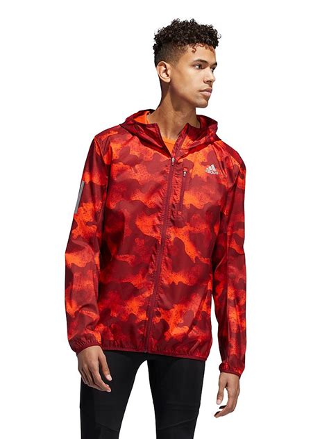 adidas laufjacke herren rot